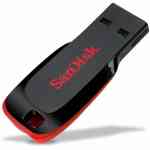 SanDisk 128 Gb Cruzer Blade USB2 SDCZ50 128 G B35