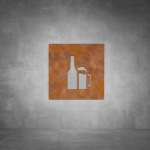 Bar Sign D02 - Rust - Powder Coated Aluminum