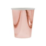 Party Cups Rose Gold Pack Of 10