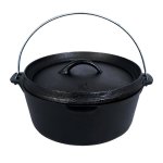 Megamaster No 10 Flat Cast Iron Pot POT0004