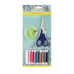 Sewing Kit - Scissors Thread & Needles - 10 Piece - 3 Pack
