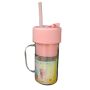420ML Portable Rechargeable Blending Cup With Straw