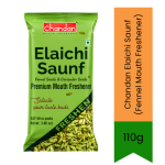 Elaichi Saunf Fennel Mouth Freshener 110G - Premium Pure Traditional Mukhwas For Post-meal Digestion & Refreshment Delivers Frag