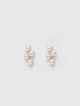 Sally Pearl Cluster Earrings - 0 Gold pearl