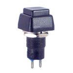Push Button N o Red Rectangular