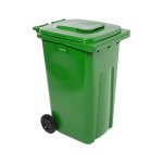 Wheelie Bin Sabs Approved 240L Olive Green Pack Of 12 Wheelie Bin 240L-OLIVE