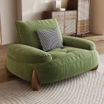 Vaelin Arm Chair With POUF-AK102