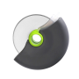 SYNERGY360 Slicemaster: Round Roller Pizza Cutting Tool