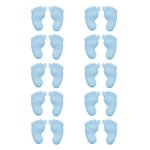 Baby Feet Blue Set Of 10