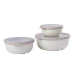 Multi Bowl Cirqula 3-PIECE Set Nordic White