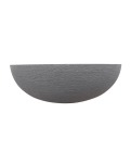 European Japi Bowl Double Walled Click For Details - Small 41CM Width X 21CM Base X 12CM Height Stone