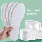 10PCS Ultra-soft Wood Pulp Insoles - Breathable Sweat-wicking & Odor-resistant Highly Absorbent & Aseptic Comfort For Men & Wome
