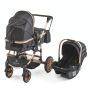 3 In 1 Emerald Baby Gold Rush Travel System - Coffee
