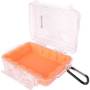 Micro Case ORAN.169 X 123 X 50MM Sil./liner With Carabin.clip