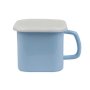 Agate Premier Quality Enamel Square Storage Box With Lid 14CM- 1.45L