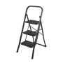 3 Step Folding Ladder With Anti-slip Pedal - 330LBS Capacity