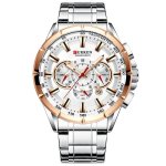 Curren 8363 Chronograph Watchboyz Edition - White