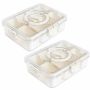 Divided Serving Trays With Lid And Handle