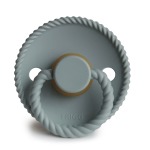 Rope Latex Baby Pacifier - French Gray Size 1