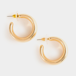 Small Chunky Hoop Earrings