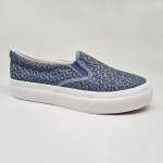 Direct Ladies Fashion Vulcanized Sneakers - Blue - 8