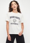 T-Shirt With A Motif - White