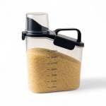 1.75LT Canister With Measuring Cup Clear