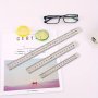 Precision Stainless Steel Ruler - Double-sided Metric Scale For Office Use