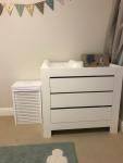 Nursery Dresser With Tray Top Modern & Functional