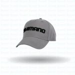 Shimano Snapback Cap - Grey+black Logo - Basil Manning