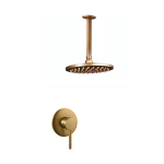 - Brass Ceiling Mount Shower Head & Mixer