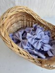 Lilac Linen Bow-clip