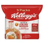 Kellogg's Hot N Spicy Mie Goreng Flavoured Premium Stir Fry Noodles 5 X 80G