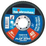 Fox Tools Abrasive Disc Flap Std 115MM 40G