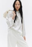 Frill-trimmed Blouse - White