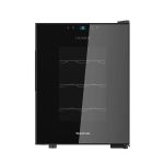 Taurus Wine Cooler 12 Bottles Glass Black 70W Chanson 12