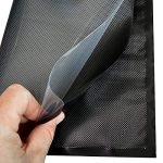 Sezons - Diamond Bags - Vacuum Sealing Bags 5MIL - 50 Bags 15X20 Black clear
