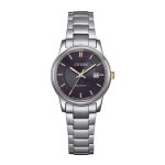 Ladies Eco-drive Black Dial Dress Watch