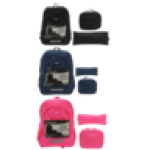 Combo Backpack 3 Pack Colour May Vary