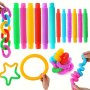 8/10/11/12/18/20/24PCS Popular Sensory Toys For Learning Abilities Stress Relief Toys And Activity Toys Party School Rewards Christmas And Holiday Gifts. Color Random