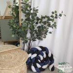 Cot Bumper Braided 3 Strand Braap Braap Navy Patchwork Dirt Bike Set