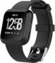 Silicone Strap For Fitbit Versa M/l Black