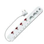 MicroWorld 8 Way Multi-plug + Switches