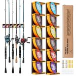 Wall Mounted Fishing Rod Holder For Garage Horizontal & Vertical Fishing Rod Rack Fishing Pole Storage With Soft Eva Protective