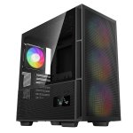 Deep Cool CH560 Digital Atx Mid Tower Case Tempered Glass - Black