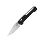 Airspace Duralock Black Polymer Handle With Stonewashed Blade Finish