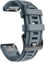 Silicone Band Compatible With Garmin Fenix 7S 20MM - Slate