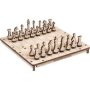 - Wooden Figures Chess/checker 2IN1