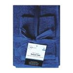3PACK Towel Set Navy