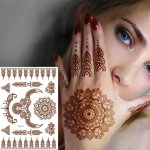 Temporary Tattoo Stickers Waterproof And Sweat-proof Lace Pattern Elegant Durable Tattoo Stickers Body Art For 2-3 Days